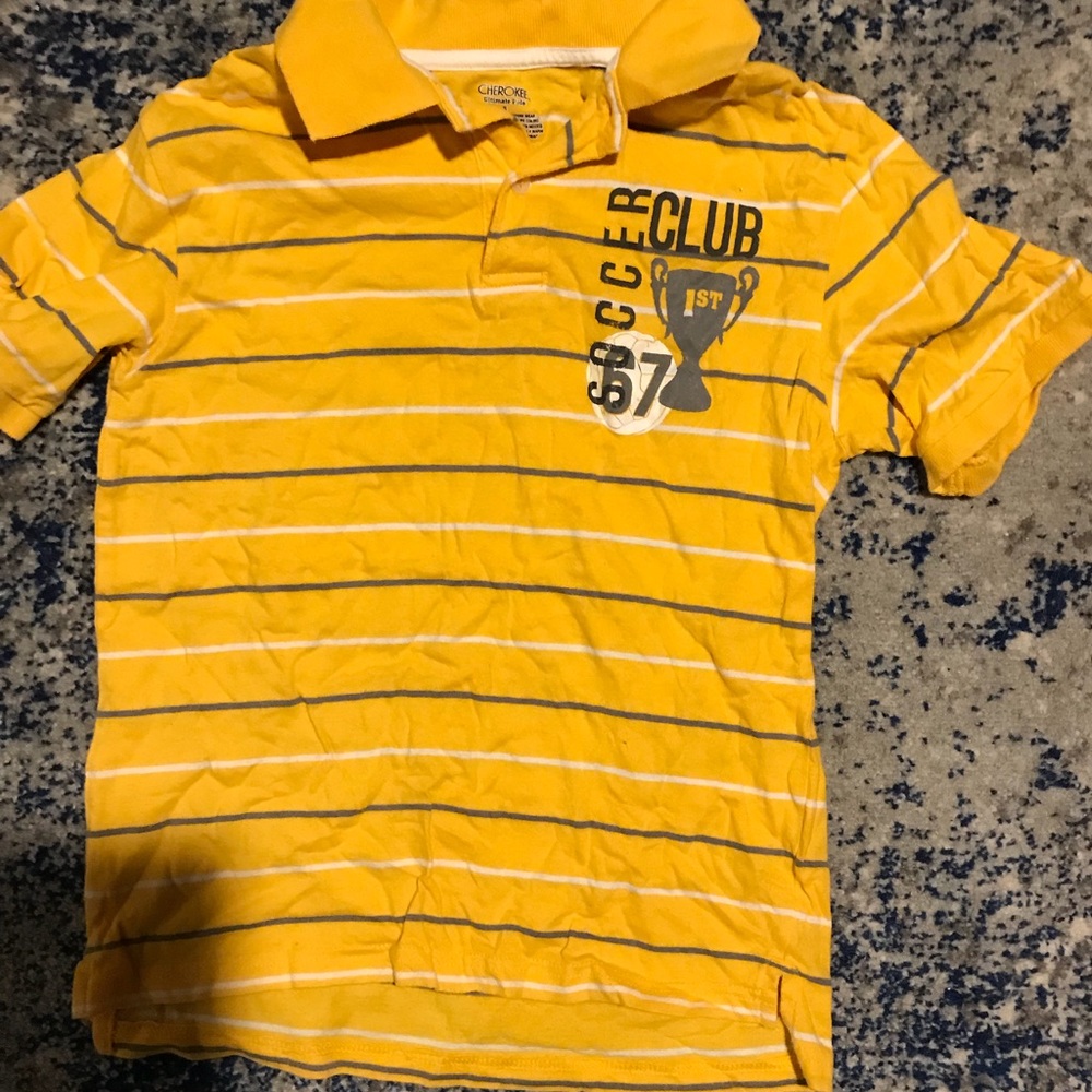 Boy collared t shirt